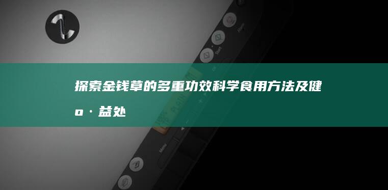 探索金钱草的多重功效、科学食用方法及健康益处全解析